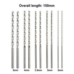 Efficient and Long Lasting HSS Drill Bit Set 10Pcs 2mm 3mm 3 5mm 4mm 5mm Bits