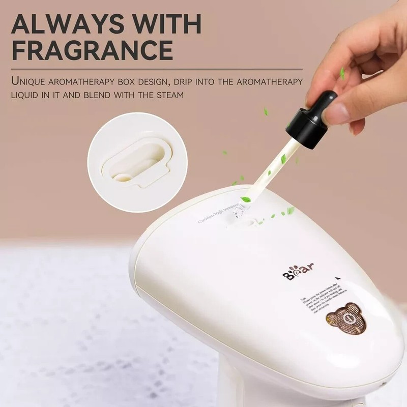 Bear Steamer for Clothes, Handheld Clothes Steamer, 1300W Strong Power Garment gallery