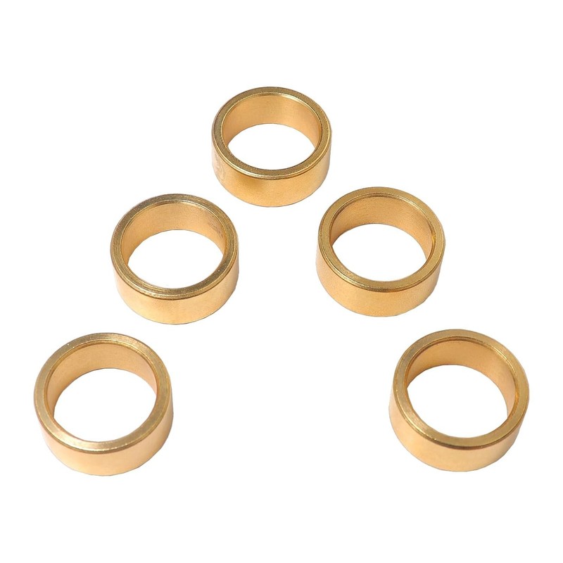 Durable 5-Pack TS400 Arbor Reducers - Brass Construction for Long-lasting Use gallery