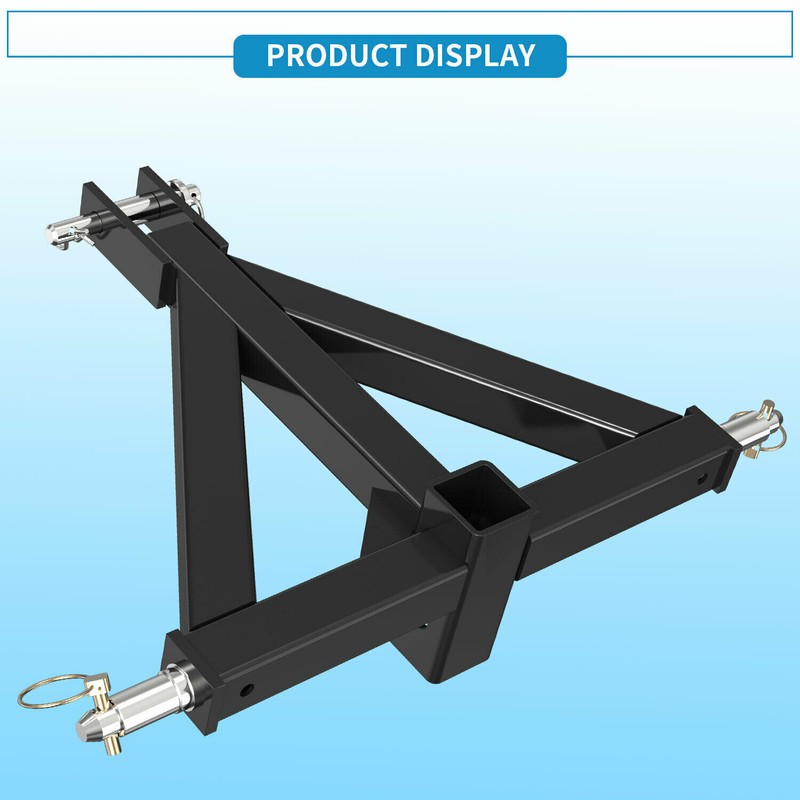 3 Point 2" Receiver Trailer Hitch Category One Tractor Tow Hitch Drawbar Adapter gallery