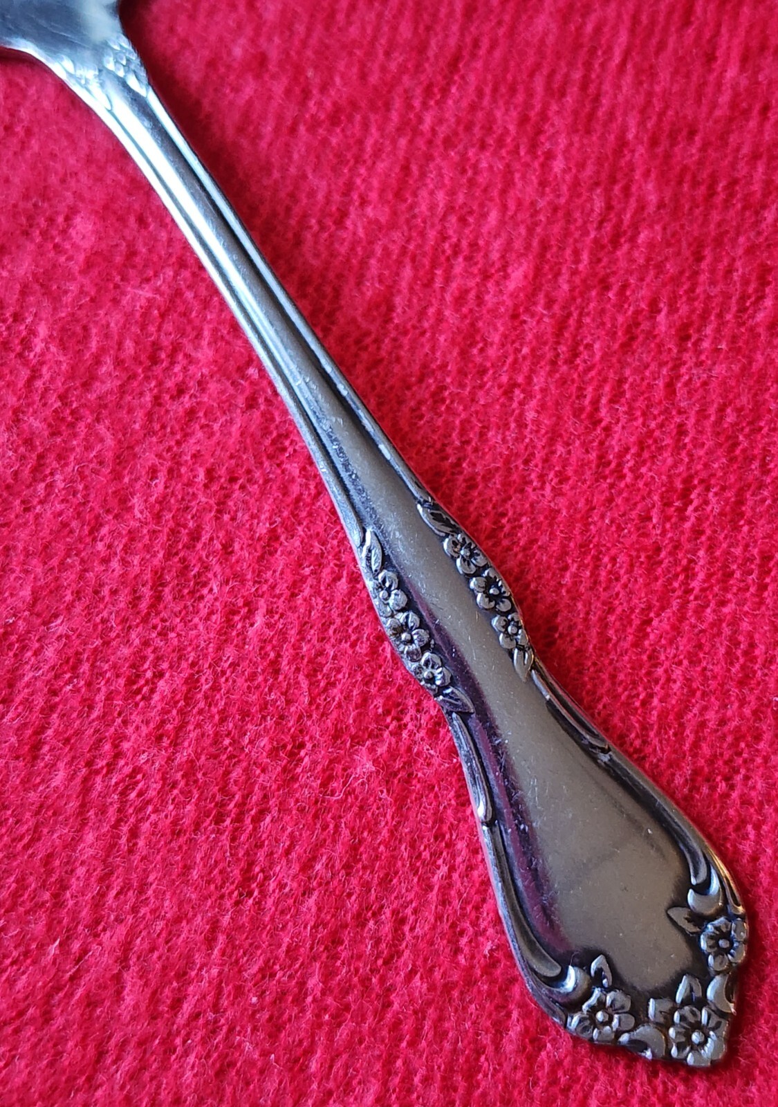 Oneida MANSFIELD Amadeus Stainless Wm A Rogers Deluxe Flatware Floral U SELECT gallery