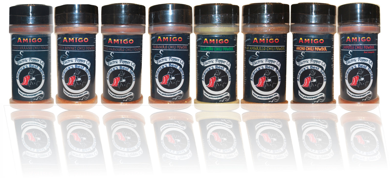 Chili Pepper Powder Gift Set Dried Scotch Bonnet Hot Spice Seasoning 2 x 1.5 oz gallery