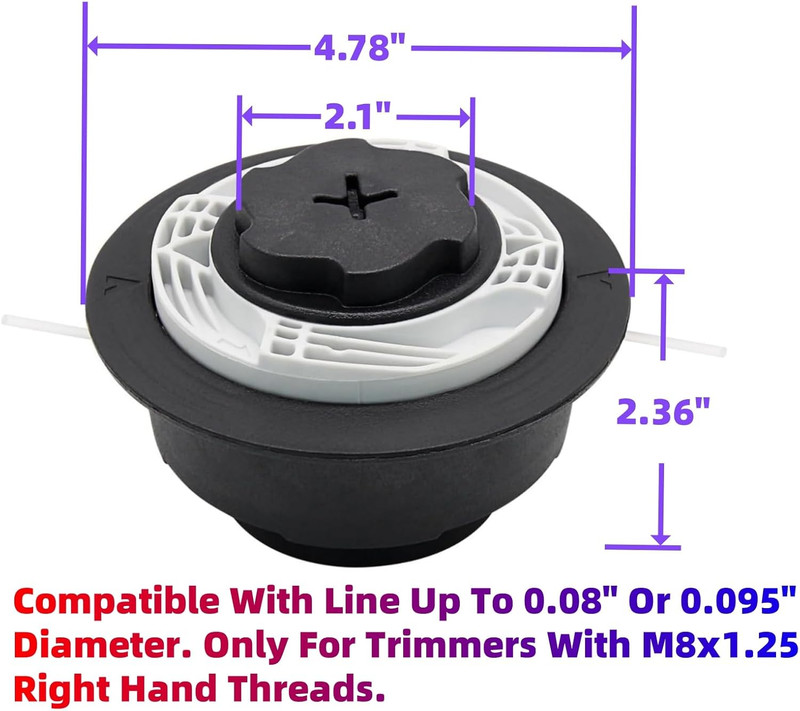 FS38 FS40 FS40C String Trimmer Head Replaces for Stihl Autocut C6-2 FS45 FS46 FS gallery