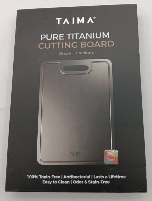 TAIMA | PURE TITANIUM CUTTING BOARD | GRADE 1 TITANIUM gallery