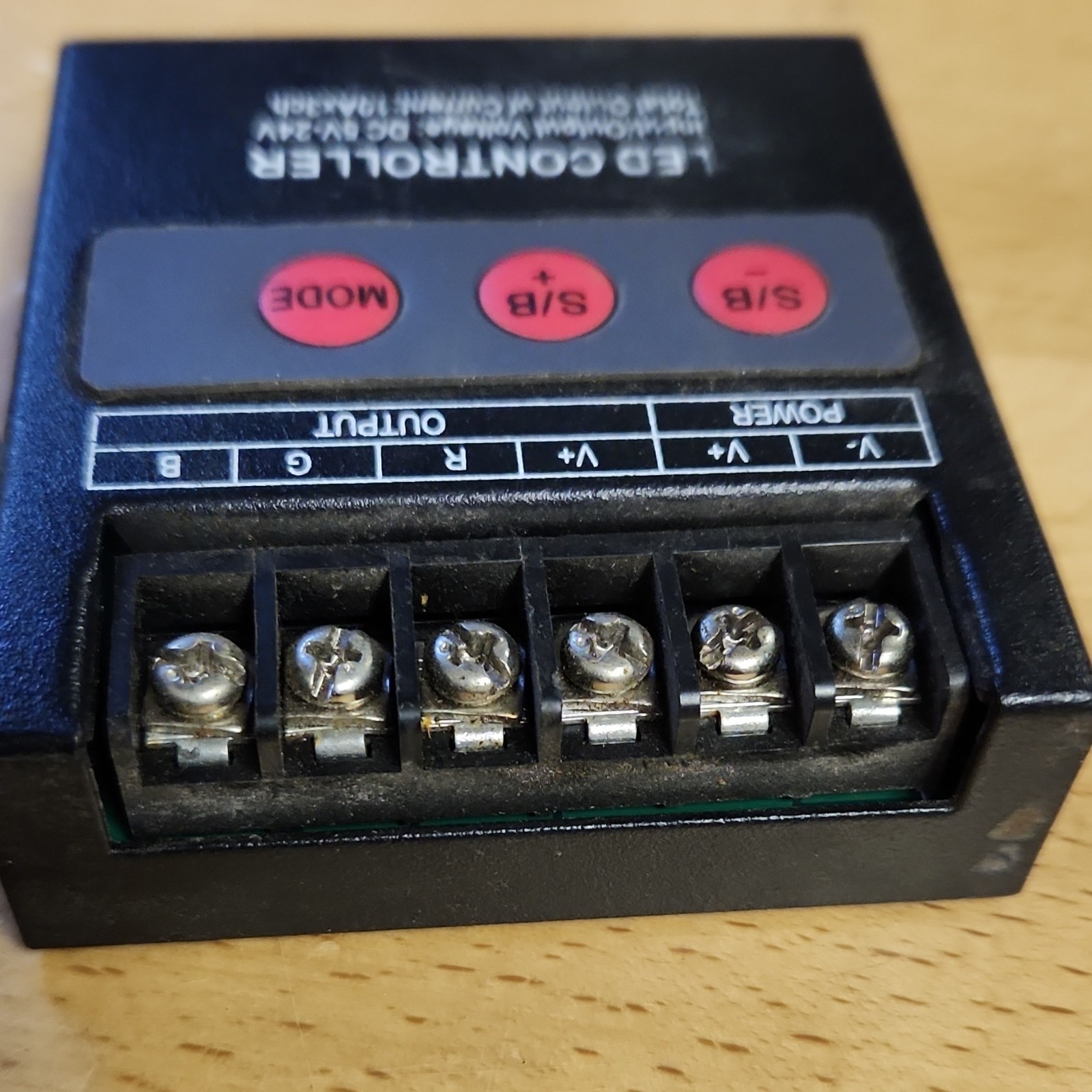 LED Controller DC 5V-24V Button Control Screw Terminal for LED Fixture gallery