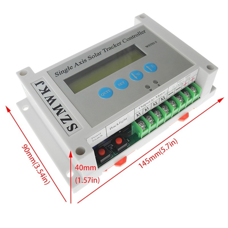 Single Axis Solar Tracker Controller Automatic Solar Tracking W/ Remote Control gallery