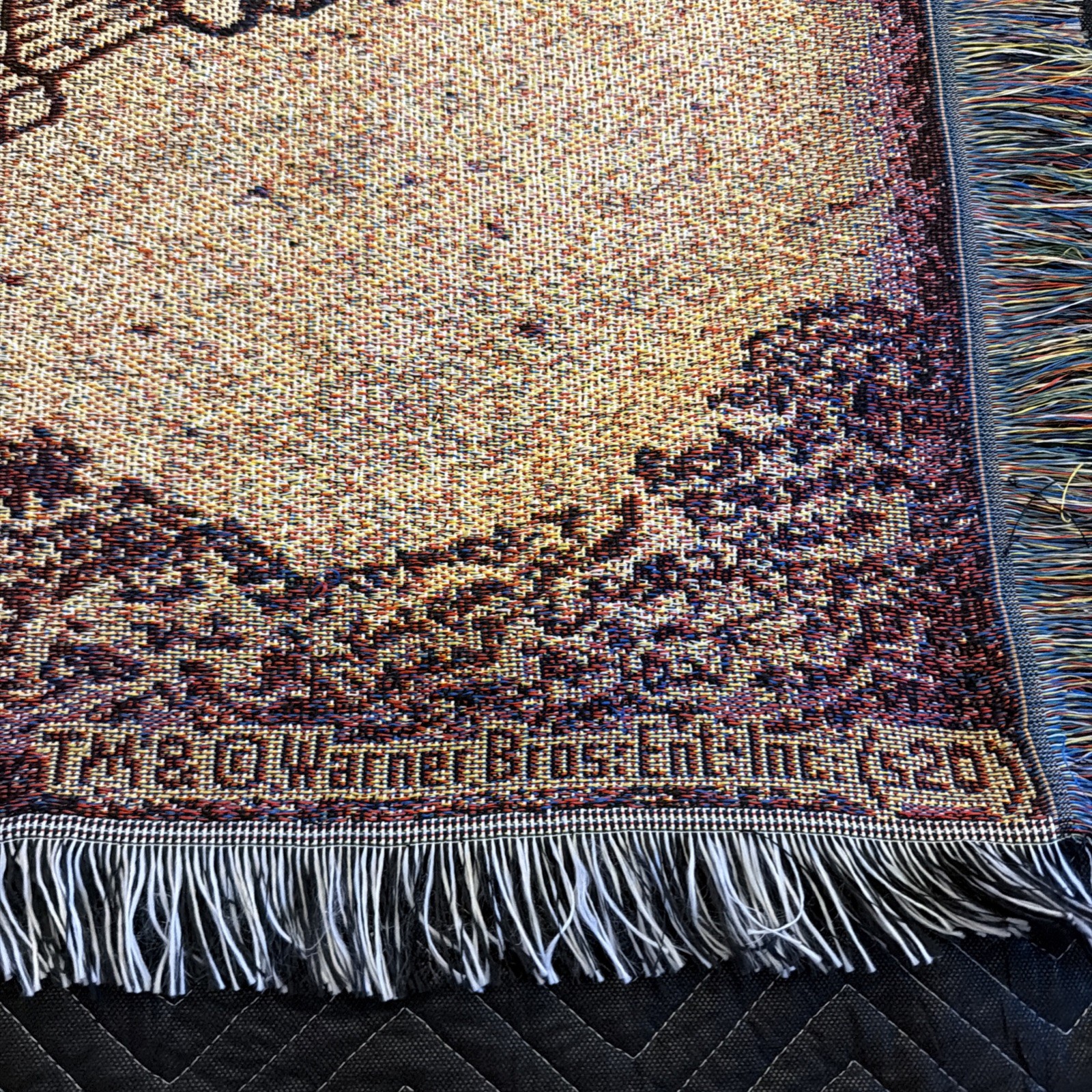 Warner Bros. Harry Potter Marauders Map Tapestry Throw 50”x63” woven blanket gallery