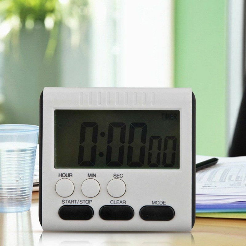 Large LCD Digital Kitchen Cooking Timer Count Down Up Clock Loud Alarm Magnetic gallery