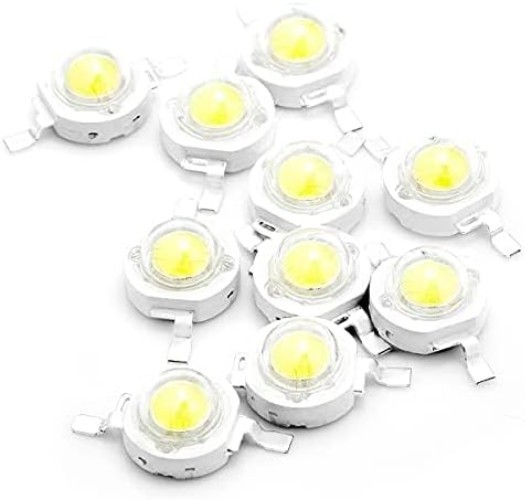 6000K-6500K 3W LED Chip Set - 10 Pcs White Light for Home Lighting Solutions gallery