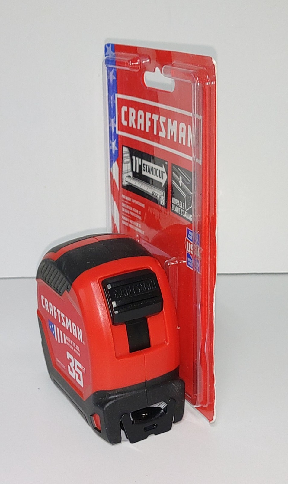 Craftsman 35 ft Pro Grade Tape Measure CMHT37535 MADE in USA gallery