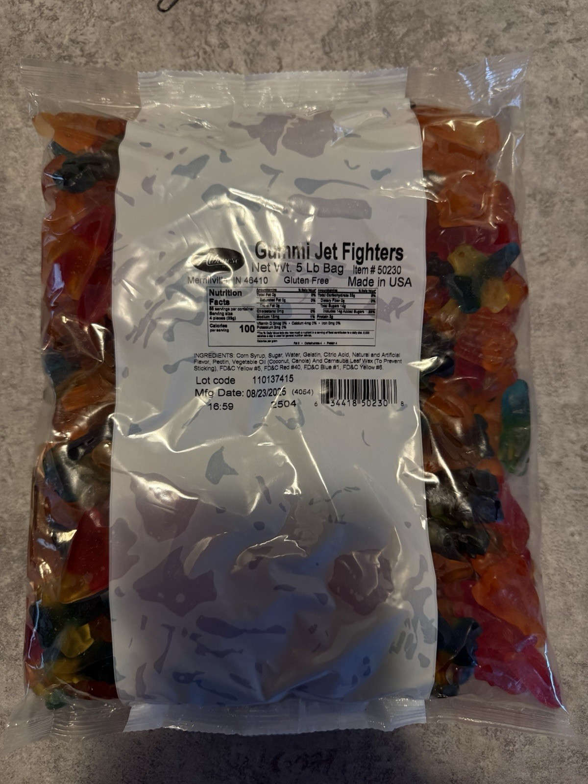 Albanese Jet Fighter Gummy Gummies Candy, 5 Lbs Bag Fresh Mfg 8/25 FRESH………….. gallery