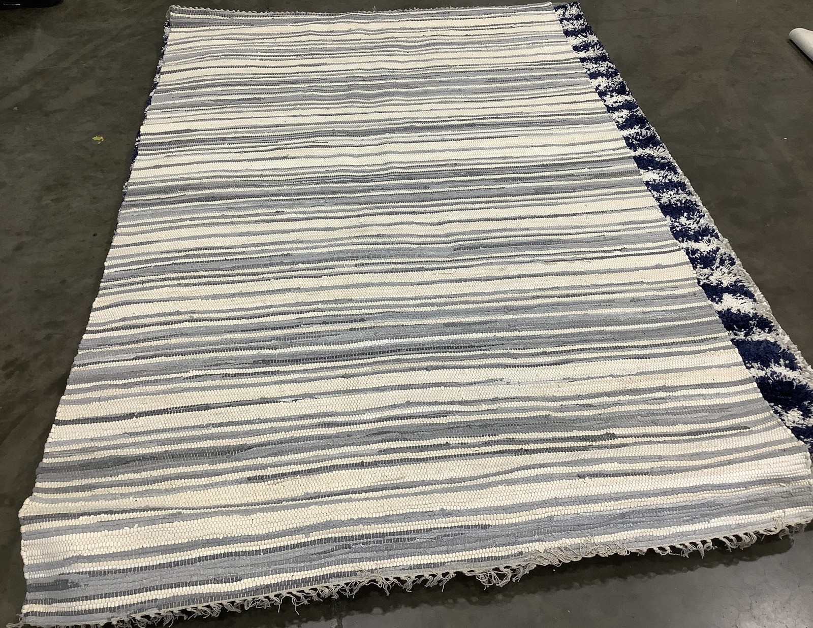 IVORY / GREY 5'-0" x 8'-0" Back Stain Rug, Reduced Price 1172685376 RAR126A-5 gallery