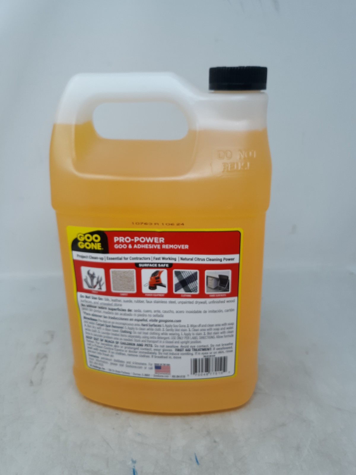 Goo Gone Pro-Power Adhesive Remover 1 Gallon Industrial Citrus Cleaner 770104 gallery