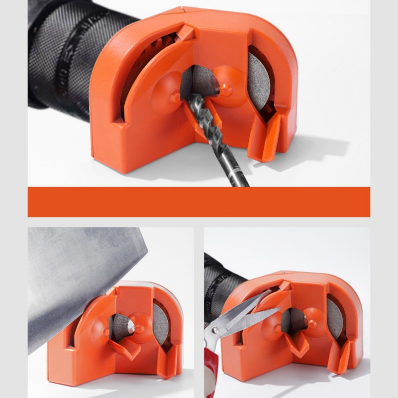 Portable Drill Bit Grinding Sharpener Drill Grinder Blade Sharpening Tool Parts gallery