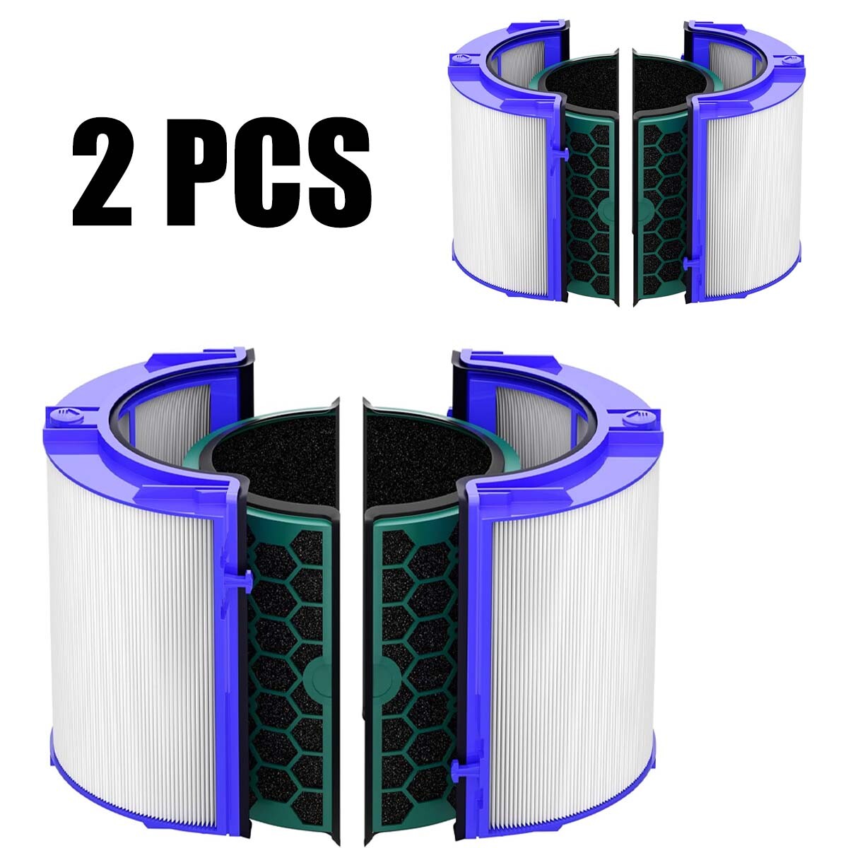 2x Hepa Filter for Dyson HP04 TP04 DP04 TP05 DP05 Air Purifier Part # 968707-04 gallery