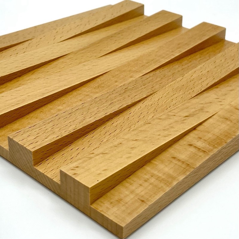 Artelegno Italian Crafted Solid Beech Wood 8” Modern Square Lacquered Trivet gallery