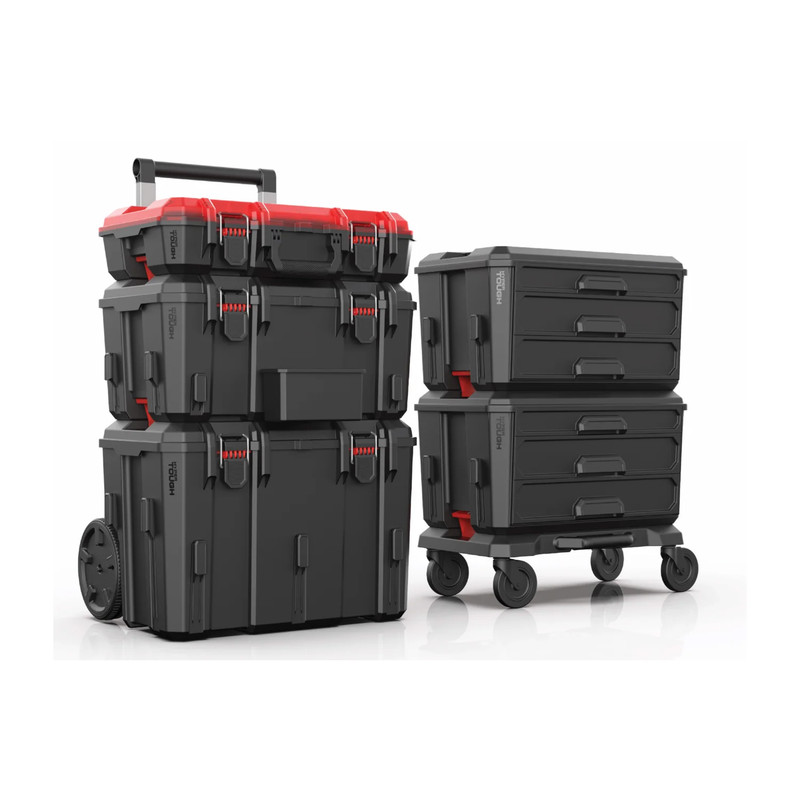 Stackable Storage Bin Container Hand Tool Box Heavy-Duty Organizer Men Gift gallery