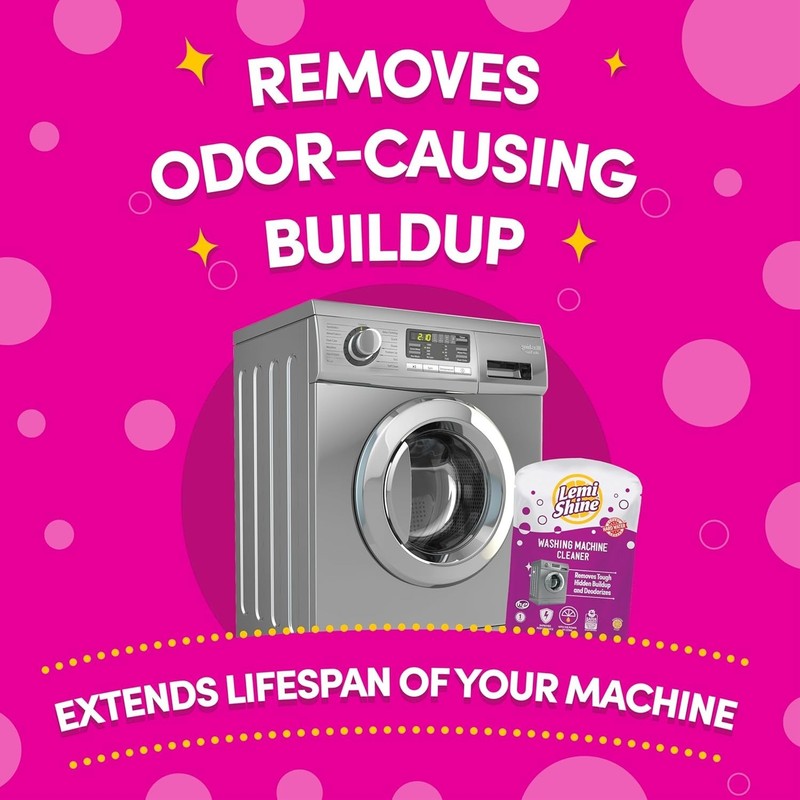 Lemi Shine Washing Machine Cleaner - Biodegradable & EPA Certified (1.8 oz) gallery