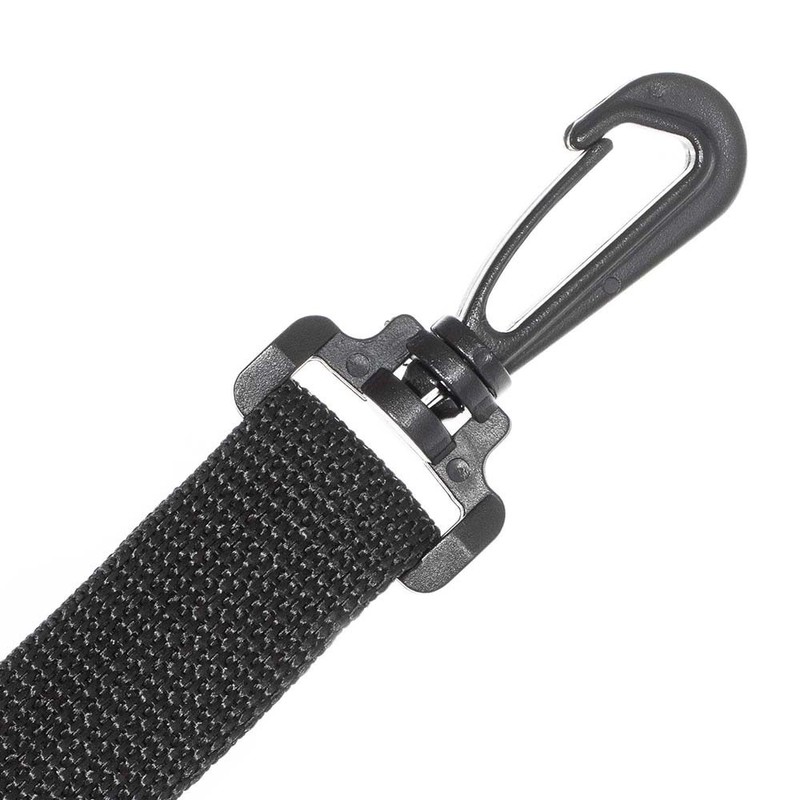 Black Plastic Swivel Snap Hook by Paracord Planet - For 1 Inch Webbing & Straps gallery