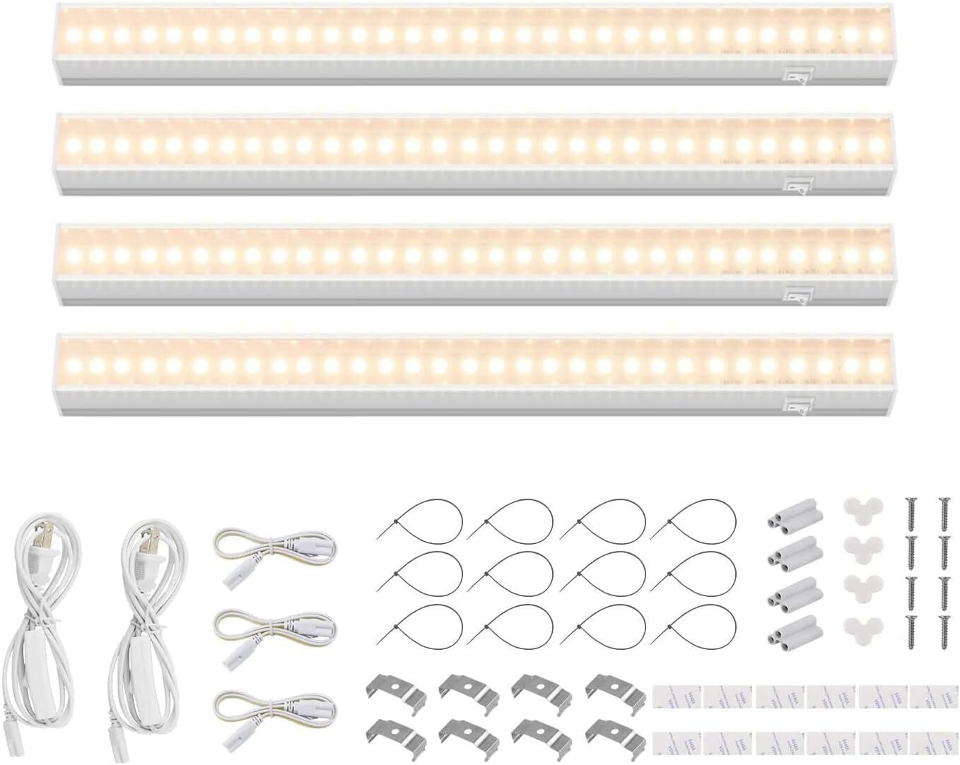 Barrina T5 LED Grow Light Full Spectrum Sunlight 1FT Plant Lamp Yellow 4 Packs gallery