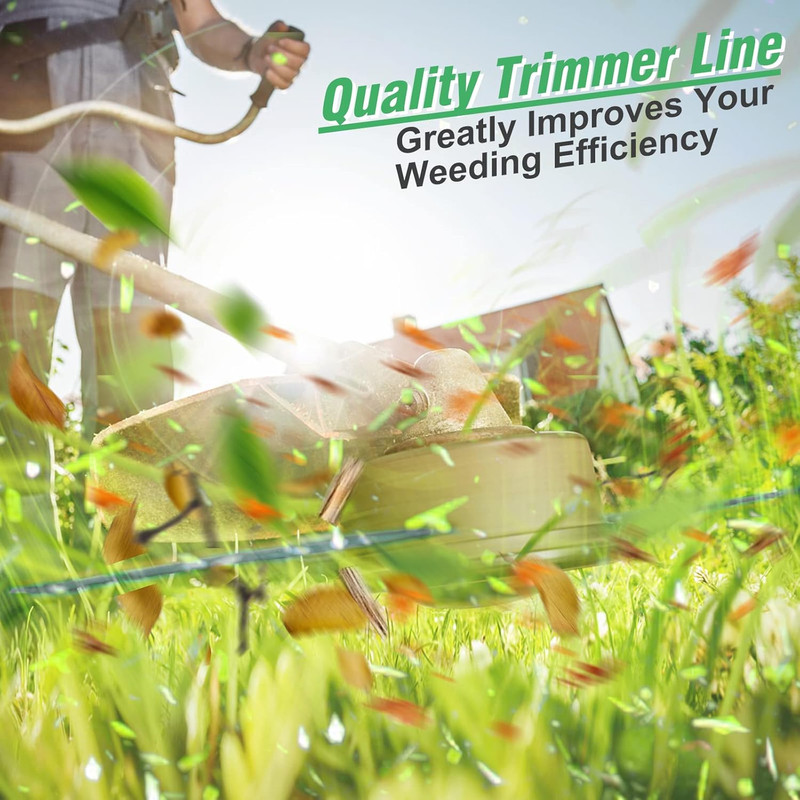 7 Pcs Dual Line String Trimmers Spools Compatible with Greenworks Model 2101602, gallery