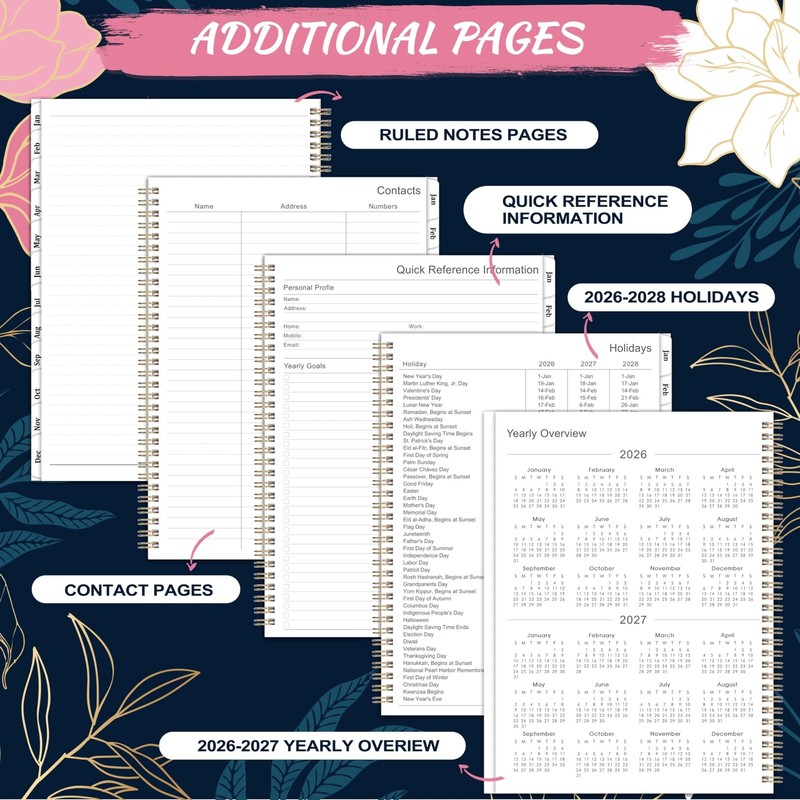 2026 Planner - 2026 Planner Weekly and Monthly, 8.5" x 11", Jan. 2026 - Dec. ... gallery