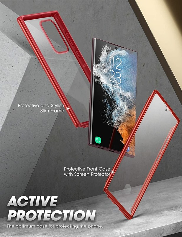 SUPCASE EdgePro Frame Case Built-in Screen Cover For Samsung Galaxy S22 Ultra 5G gallery
