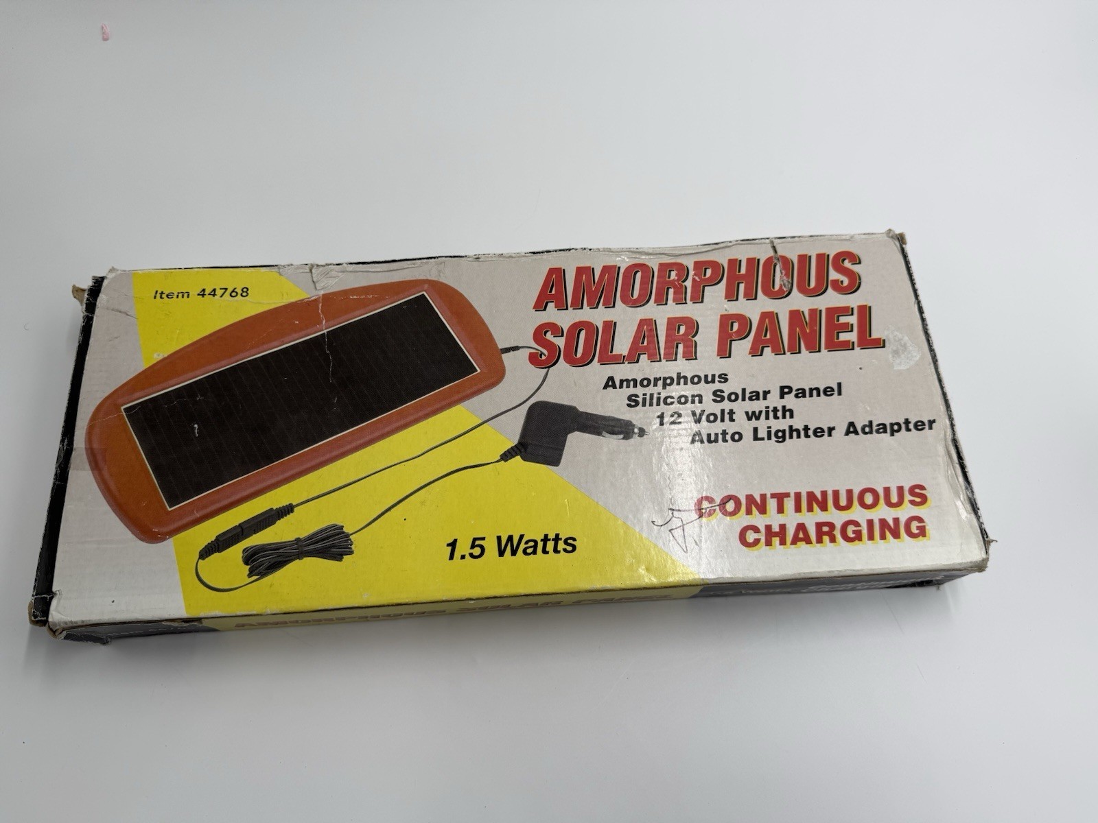 Amorphous Solar Panel 12 Volt Auto Light Adapter 1.5 Watts gallery