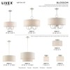 Used Livex Lighting 49807-91 Blossom - 1 Light Petite Semi-Flush Mount In gallery