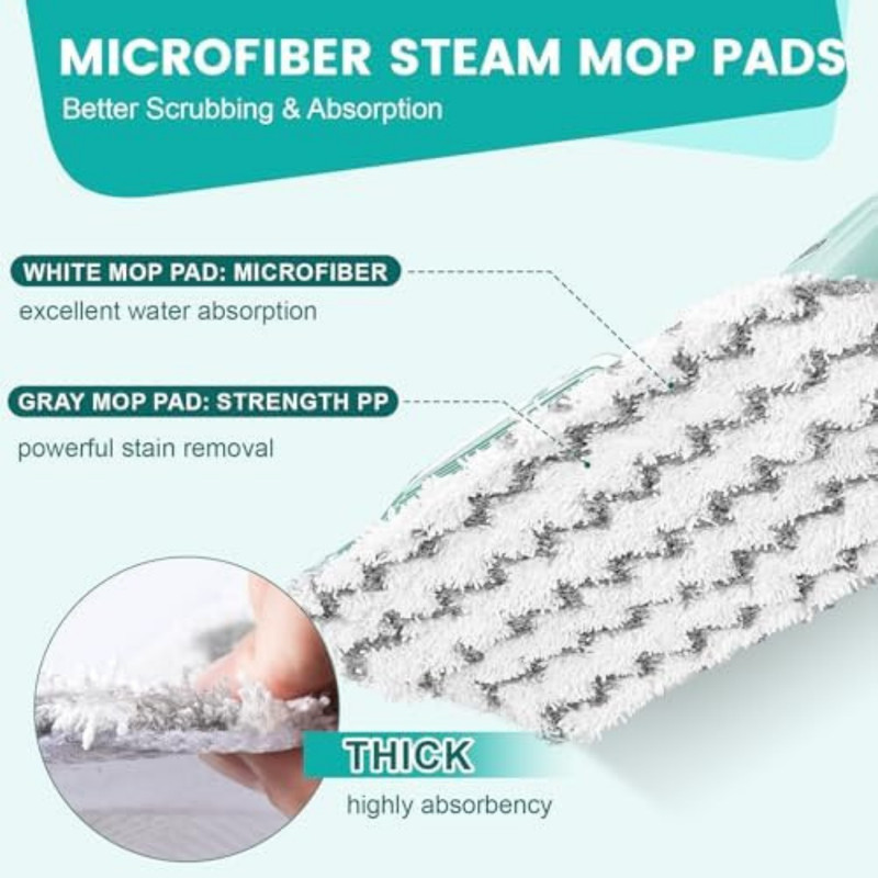 6 Pack Steam Mop Replacement Pads for Shark Steam Mops gallery