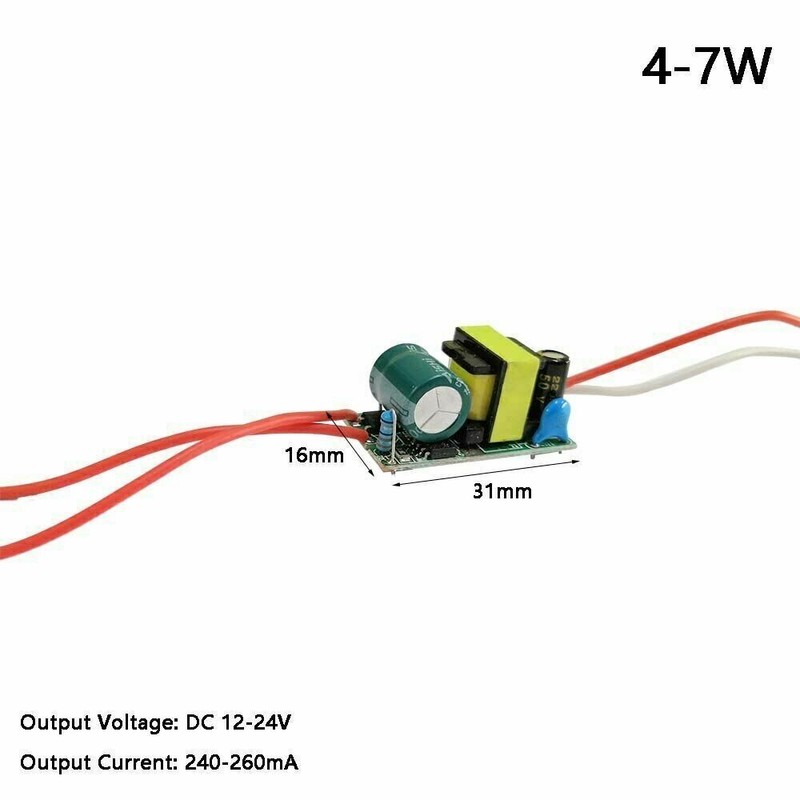 Led driver adapter power supply IC transformer 1-36W 1-3W 10W 30W 50W DIY DC12V gallery