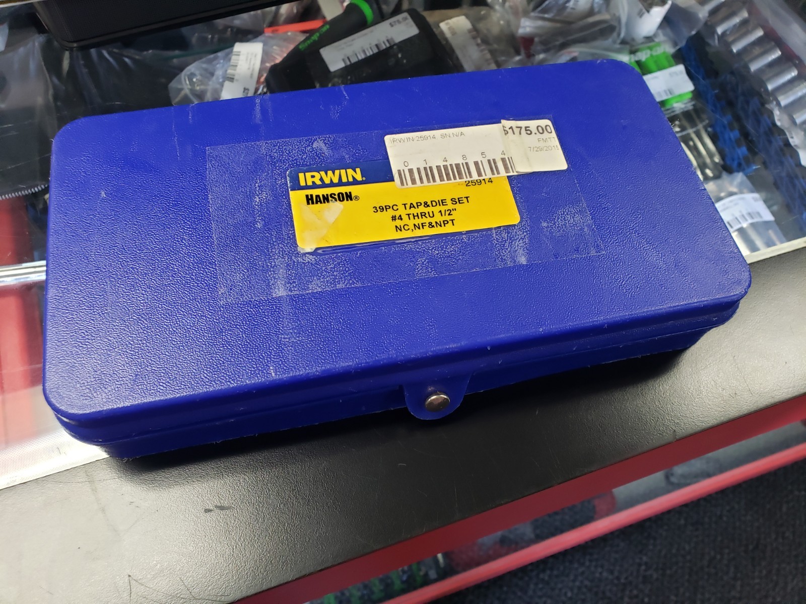 irwin Hanson 25914 37-pc Machine Screw / Fractional Tap & Die Adjustable RDS gallery