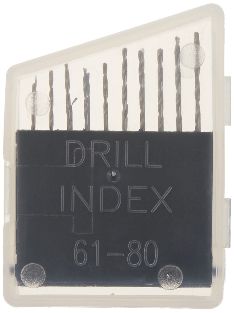 20pc HSS High Speed Steel Twist Micro Mini Drill Bit Wire Gauge Set Index 61-80 gallery