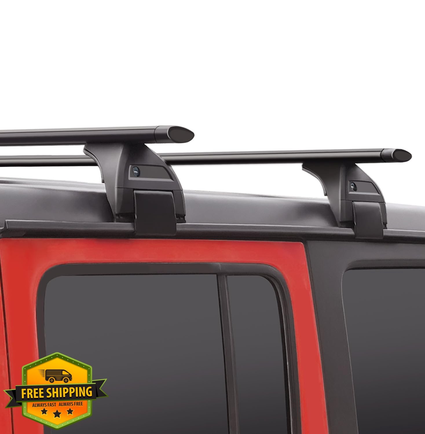 wonderdriver Roof Rack Bars Jeep Wrangler 07-26 gallery
