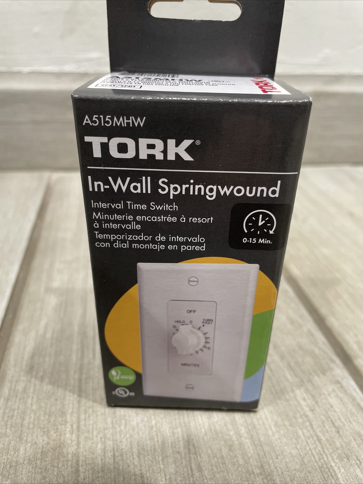 (C) NSi TORK Indoor Wire-In Spring Wound Countdown Timer White 15 Minute A515MHW gallery