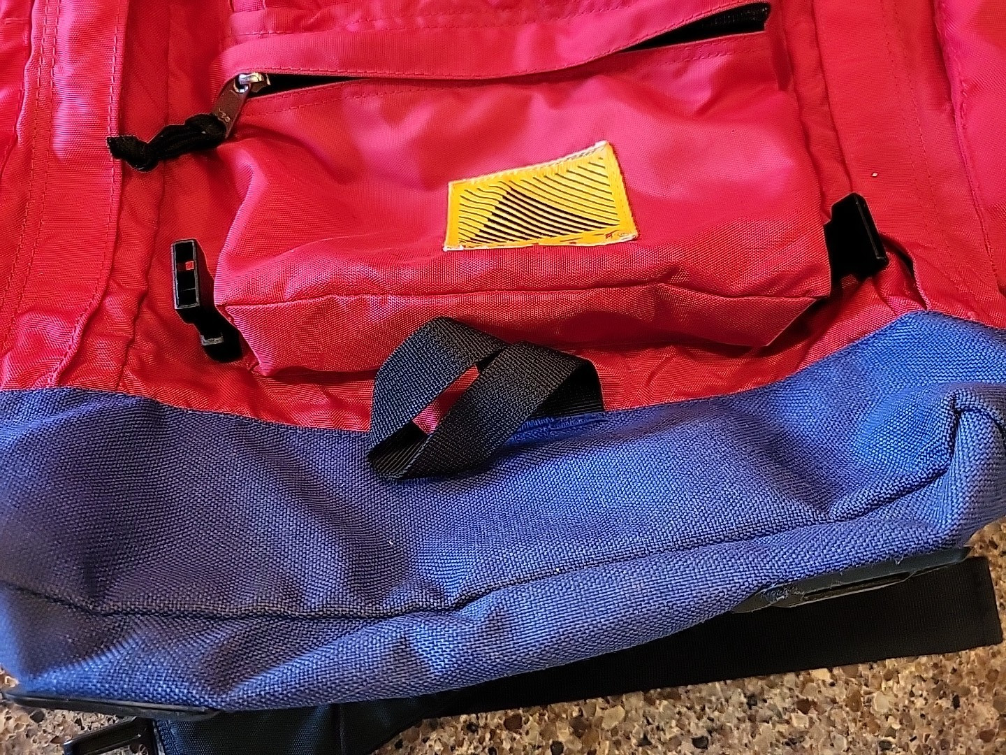 Kelty Redwing Soft Pack Backpack Red & Blue Vintage 5