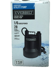 Everbilt 1/6 HP Plastic Submersible Utility Pump SUP54-HD
