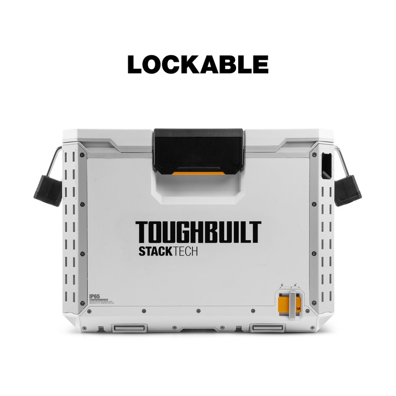 ToughBuilt StackTech XL Cooler, Stackable 38 Quart Hard Shell Ice Chest, White gallery
