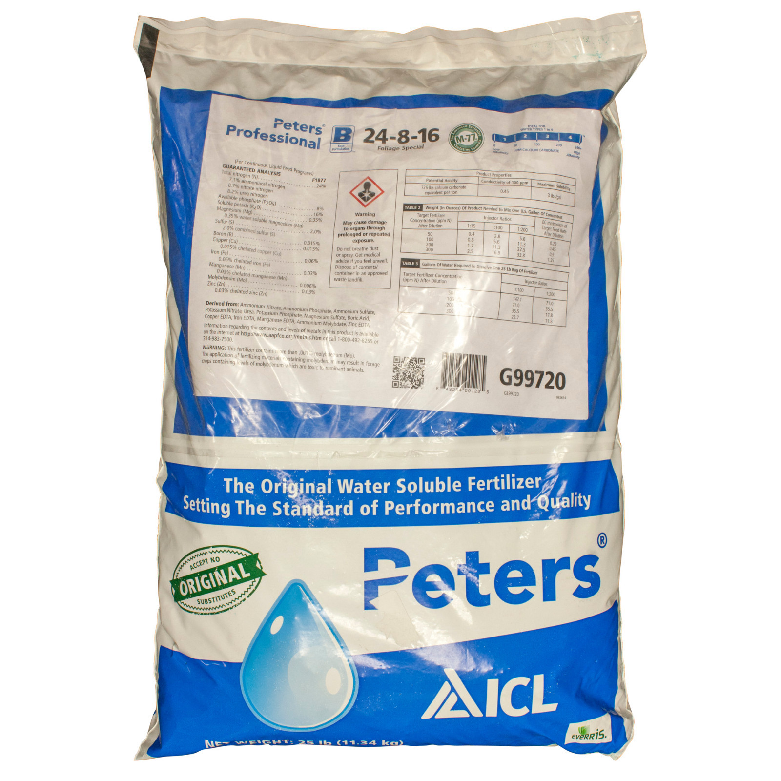 Peters Professional 24-8-16 Foliage Special Fertilizing ( 25 Lbs) Water Soluble gallery