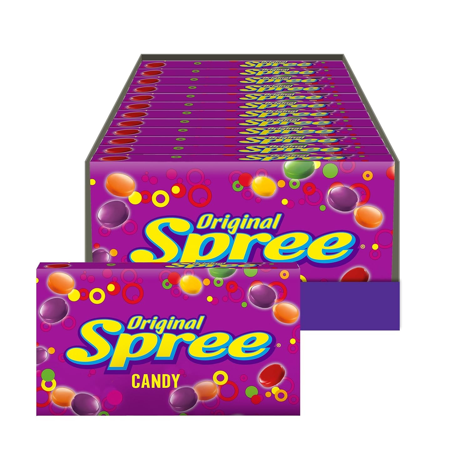 Spree Original Hard Candy, 5 Ounce Theater Candy Boxes (Pack of 12) gallery