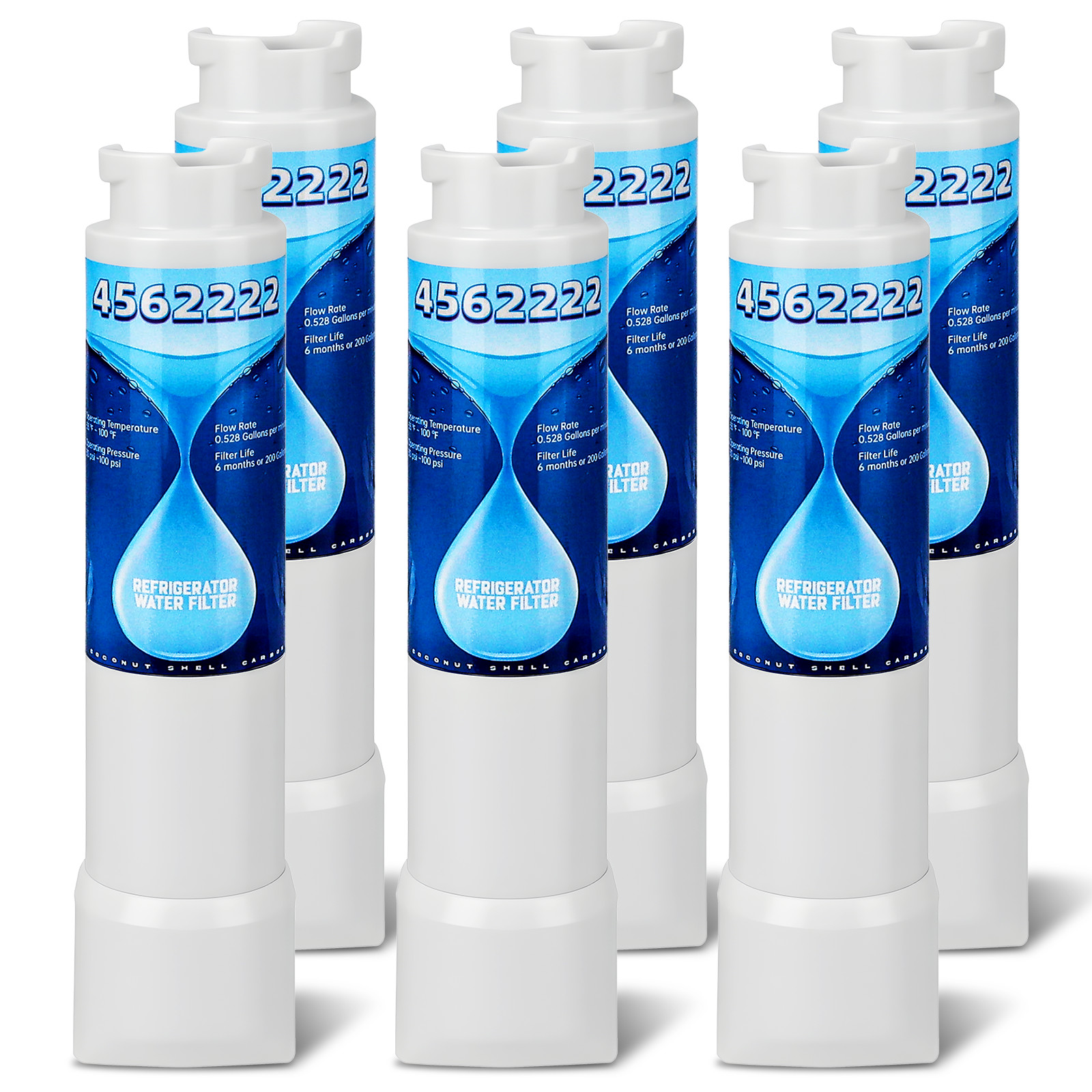 6 PACK NEW Frigidaire EPTWFU01 Pure Source Ultra II Refrigerator Water Filter gallery