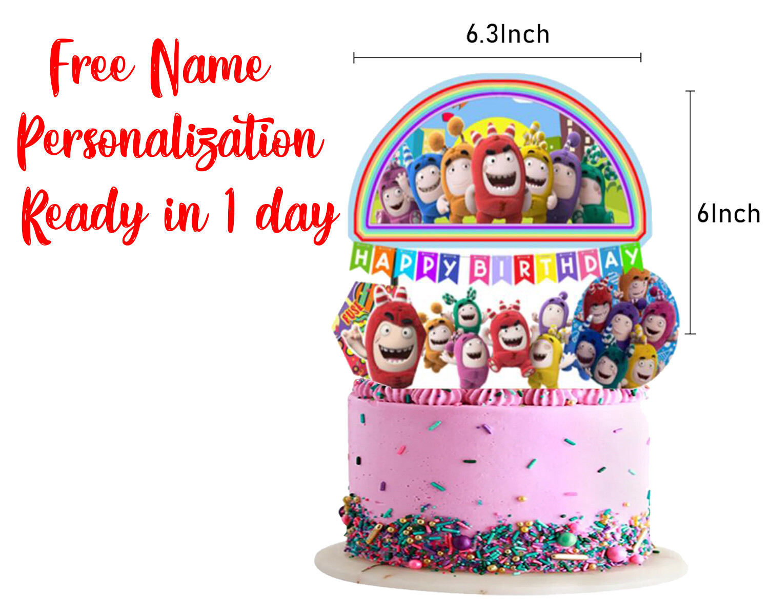 ODDBODS PARTY SUPPLIES DECORATION BALLOONS BANNER TABLE COVER THEME CAKE gallery