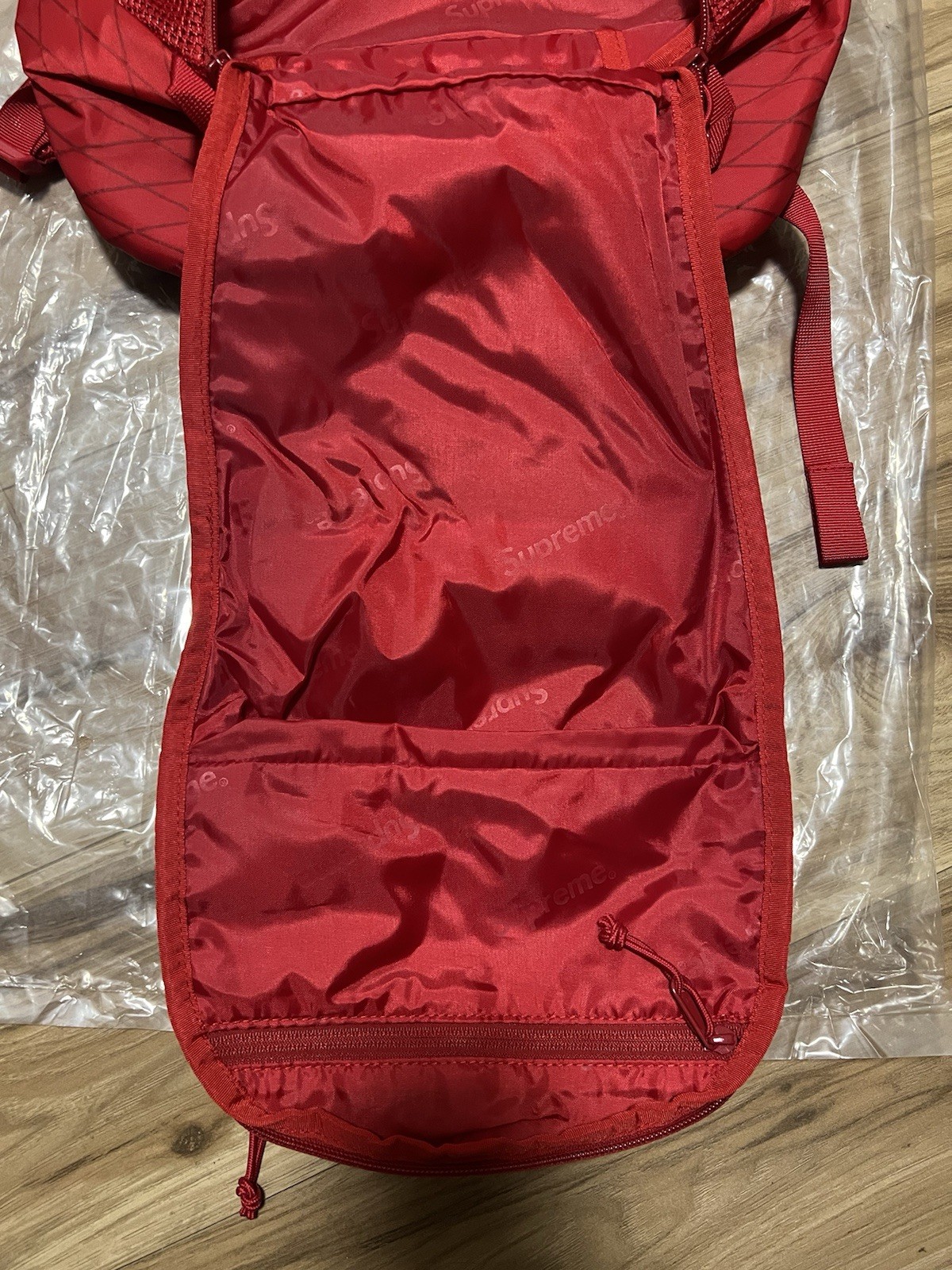Supreme Red Backpack (FW23B4) 5