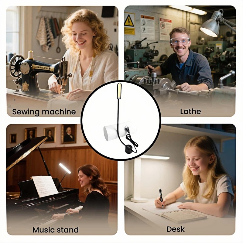 30 LED Sewing Machine Light with Super Strong Magnetic 55.12 Inches, Black gallery