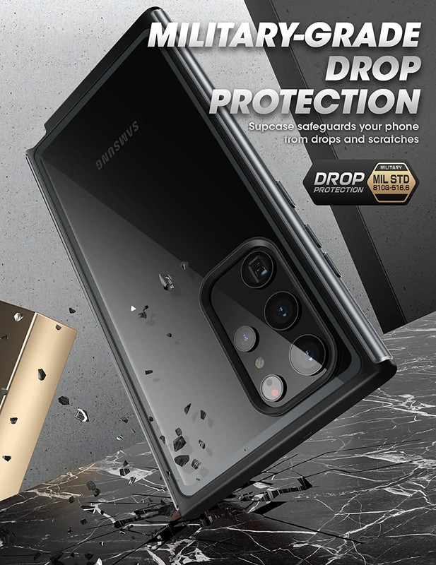 SUPCASE EdgePro Frame Case Built-in Screen Cover For Samsung Galaxy S22 Ultra 5G gallery