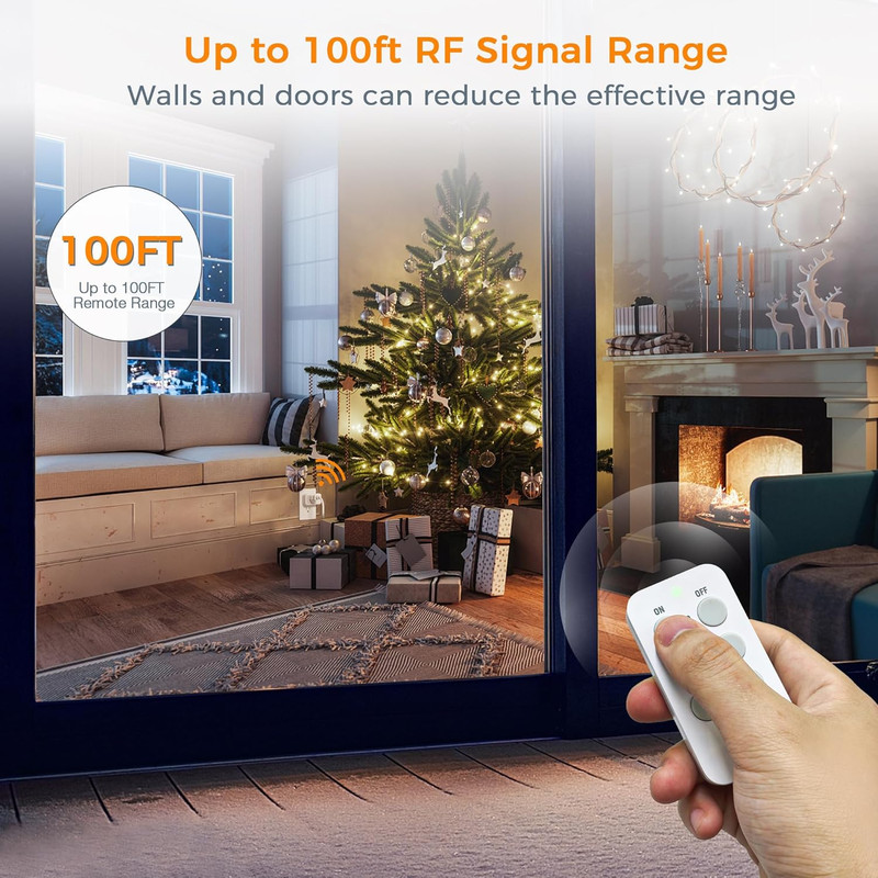 Remote Control Outlet, Electrical Light Switch, Plug in Wall Plug with On/Off S gallery