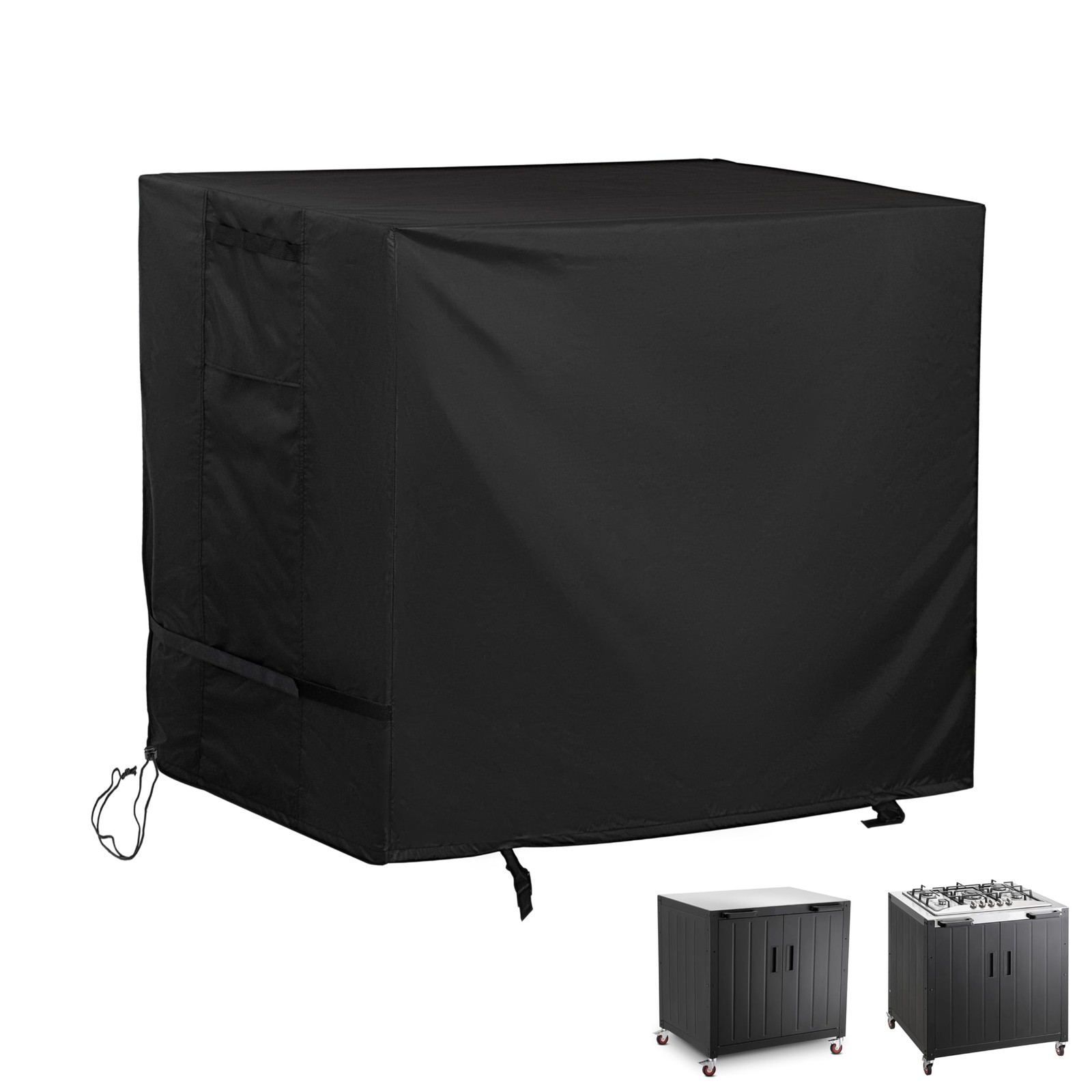 Outdoor Island Table Cover for Feasto Grill Cart with Storage Cabinet, Outdoo... gallery