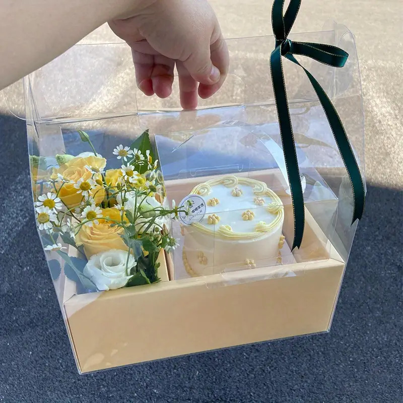 [Yellow]Flower Cake Gift Box (Box Only), Valentine's Day Gift gallery