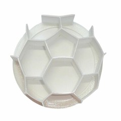 SOCCER BALL DESIGN PATTERN CONCHA CUTTER MEXICAN SWEET BREAD STAMP USA PR4615