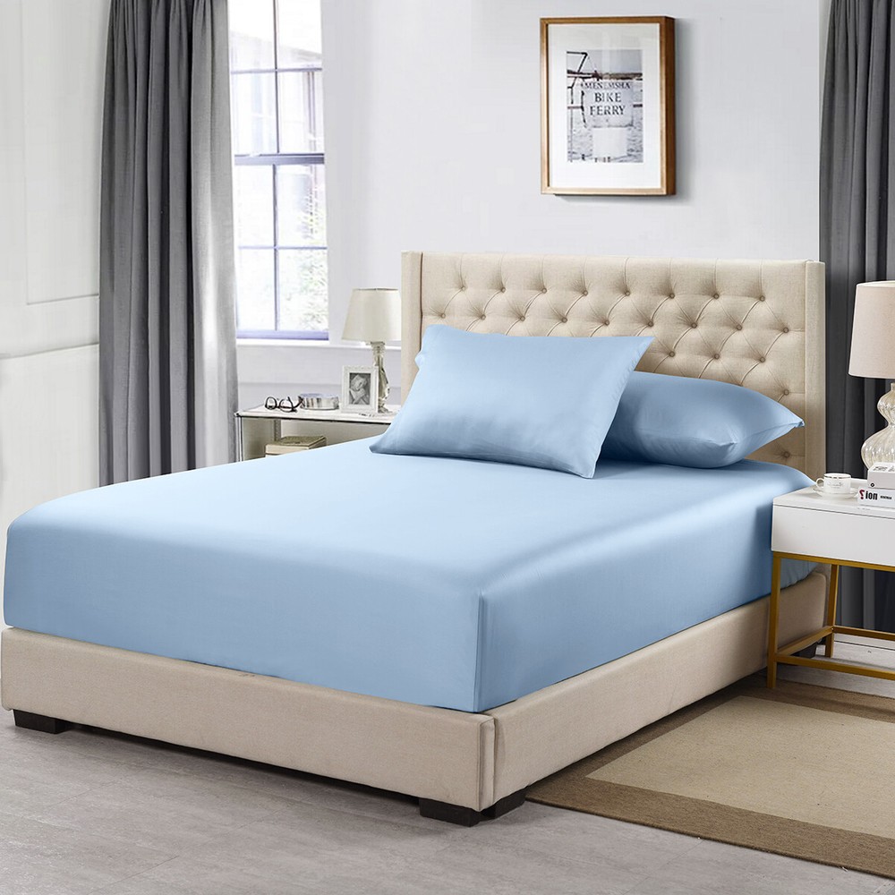 Split Top ( Flex) King Fitted Sheet 340 Thread Count Pure Cotton